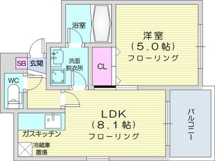 カハラコートセカンドの物件間取画像